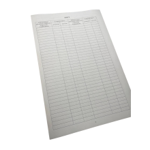 Книга обліку військового майна що видається в тимчасове користування, Наказ 440, додаток 17, прошнурована, пронумерована