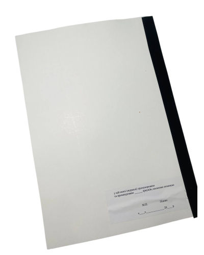 Книга інструктажу добового наряду, ГШ ЗСУ 258, прошнурована, пронумерована