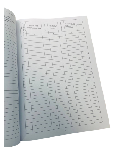 Книга обліку особових справ, Наказ 280, додаток 53 (64), прошнурована, пронумерована