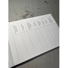 Книга обліку ремонту (обслуговування, обробки) озброєння, техніки та іншого... Наказ 359, додаток 40, прошнурована, пронумерована