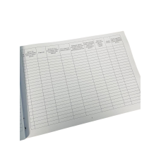 Книга обліку розпечатування паркових приміщень, бойової та іншої техніки, ...Наказ 400, прошнурована, пронумерована