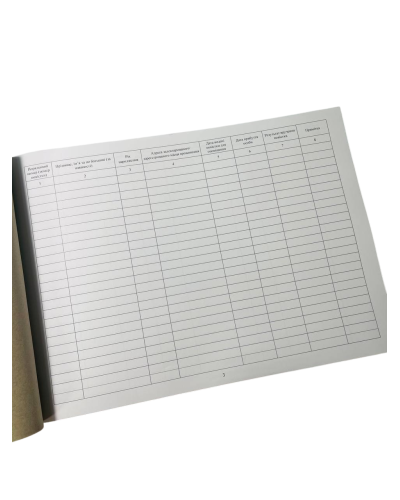 Журнал реєстрації виданих для оповіщення повісток Наказ 560, додаток 3, прошнурован, пронумерован