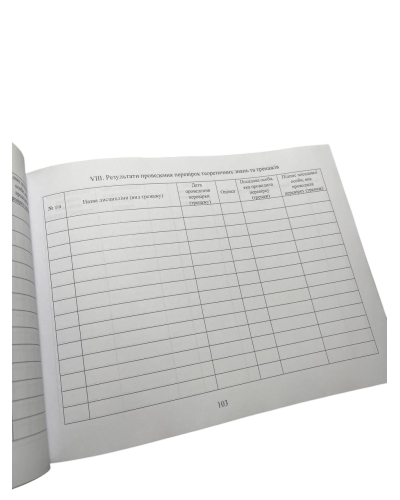 Книга зовнішнього пілота (оператора) безпілотних авіаційних комплексів, Наказ 661, додаток 4, прошнурована, пронумерована