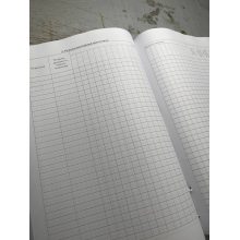 Журнал обліку бойової підготовки роти, Наказ 609 на 10 розділів Прошнурована тверда палітурка