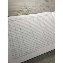 Журнал обліку осіб, які звернулися за психологічною допомогою, Наказ 604 Прошнурована тверда палітурка