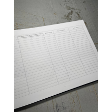 Журнал обліку порушень військової дисципліни, вчинених військовослужбовцями, Наказ 604, додаток 13 (15) Прошнурована тверда