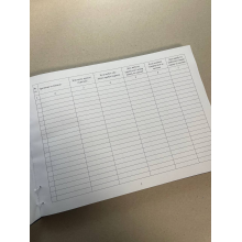 Книга обліку тимчасово відсутнього і тимчасово прибулого до військової частини ... Наказ 280, додаток 8 Прошнурована тверда палітурка