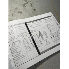 Первинна медична картка, ГШ ЗСУ 258, форма 100 Прошнурована тверда палітурка