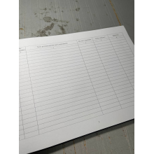 Журнал отриманих та відданих розпоряджень, ГШ ЗСУ 258 Прошнурована тверда палітурка