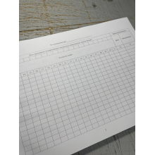 Книга обліку технічного стану акумуляторних батарей, Наказ 440, додаток 55 Прошнурована тверда палітурка