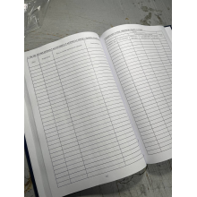 Журнал обліку бойової підготовки батальйону (дивізіону), Наказ 609 Прошнурована тверда палітурка