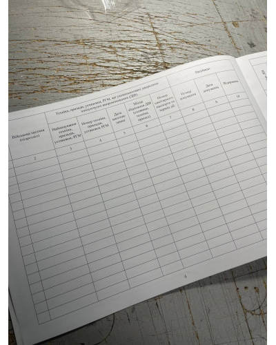 Книга обліку джерел іонізуючого випромінювання, Наказ 440, додаток 97