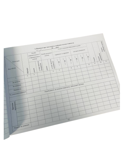 Книга обліку особового складу А4, альбомна, Наказ 280 додаток  59 (3), прошнурована, пронумерована