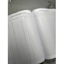 Журнал обліку бойової підготовки батальйону (дивізіону), Наказ 609, Прошнурована м'яка палітурка