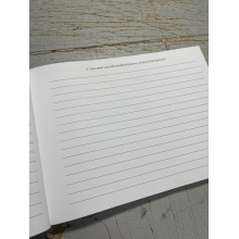 Книга зовнішнього пілота (оператора) безпілотних авіаційних комплексів, Наказ 661, додаток 4, Прошнурована м'яка