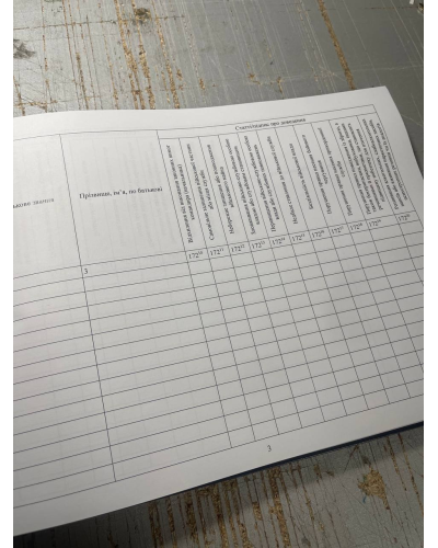 Журнал доведення статей військових адміністративних правопорушень, Наказ 661, Прошнурована м'яка палітурка