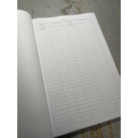 Книга обліку наявності та руху військового майна (склад, підрозділ), Наказ 440, додаток 14, прошнурована, пронумерована