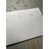 Книга обліку наявності та руху військового майна (служба забезпечення), Наказ 440, додаток 47, прошнурована, пронумерована