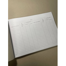 Книга учета работы машин, расход топлива и масел. Приказ 440, дополнение 82, картонная прошнурованная переплётка