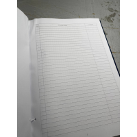 Журнал обліку бойової підготовки роти, Наказ 609 на 6 розділів Прошнурована тверда палітурка