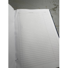 Журнал обліку бойової підготовки роти, Наказ 609 на 6 розділів Прошнурована тверда палітурка