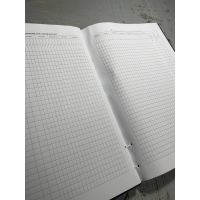 Журнал обліку бойової підготовки роти, Наказ 609 на 6 розділів Прошнурована тверда палітурка