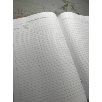 Журнал обліку бойової підготовки роти, Наказ 609 на 6 розділів Прошнурована тверда палітурка