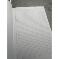 Журнал обліку бойової підготовки роти, Наказ 609, на 6 розділів Прошнурована м'яка палітурка