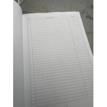 Журнал обліку бойової підготовки роти, Наказ 609, на 6 розділів Прошнурована м'яка палітурка