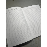 Журнал обліку бойової підготовки роти, Наказ 609, на 6 розділів Прошнурована м'яка палітурка