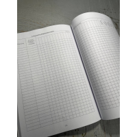 Журнал обліку бойової підготовки роти, Наказ 609, на 6 розділів Прошнурована м'яка палітурка