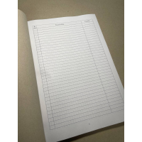 Журнал обліку бойової підготовки роти, Наказ 609 на 10 розділів, картонна прошнурована палітурка