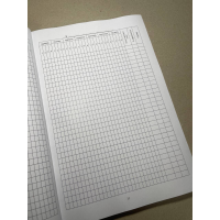 Журнал обліку бойової підготовки роти, Наказ 609 на 10 розділів, картонна прошнурована палітурка