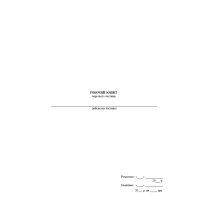 Робочий зошит чергового частини, прошнурован, пронумерован Прошнурована тверда палітурка