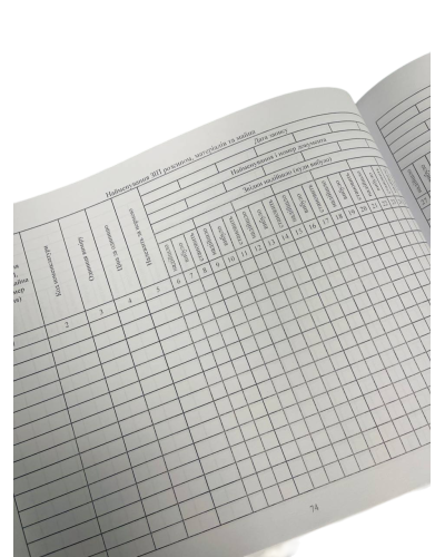 Книга обліку запасних частин, інструменту і приладдя розсипом, матеріалів та майна служб ракетного озброєння і