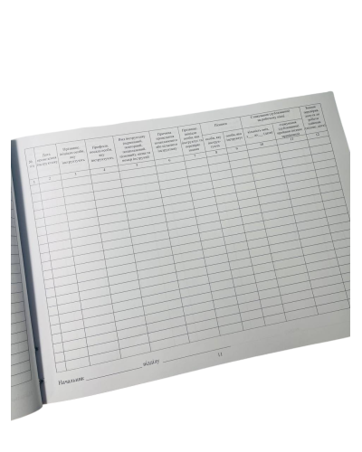 Журнал реєстрації інструктажів з питань охорони праці на робочому місці, Наказ 25, прошнурована, пронумерована